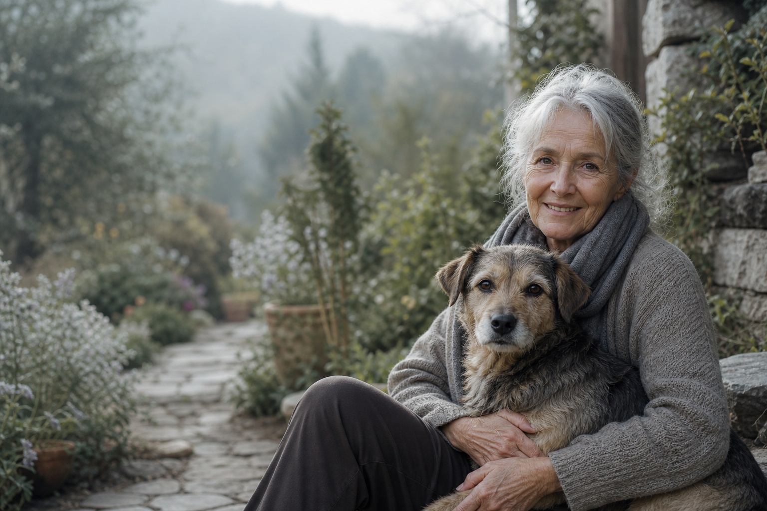 Liebevoll betreuter Hund – geschützt durch Aegis Vitae